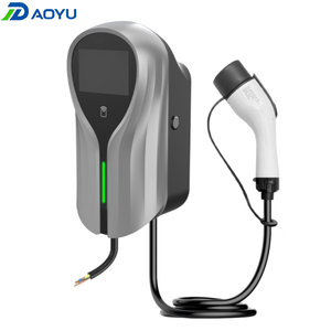 Borne de recharge murale pour véhicules électriques IP55 étanche 22 kW Type 2 GBT Triphasé OCPP 1.6J avec application intelligente pour recharge rapide, idéale pour les flottes commerciales et la maison - Product Image 1