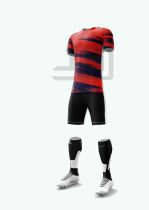 Conjunto de Uniforme de Fútbol Elite, Transpirable, 100% Poliéster, Camiseta y Pantalones Cortos de Fútbol, Impresión por Transferencia de Calor para Clubes Escolares y Academias - Product Image 5