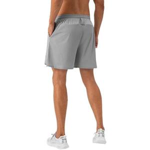 Shorts de sport décontractés d'été pour hommes nouveauté respirant Nylon séchage rapide Yoga Fitness Shorts de course poche motif solide - Product Image 6