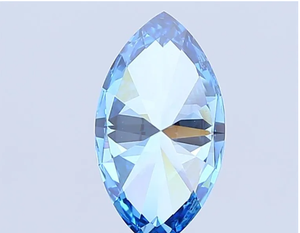 เพชรเลี้ยงในห้องปฏิบัติการทรงบริแอนท์คัท สีฟ้า น้ำหนัก 2.0 กะรัต เกรด VVS พร้อมใบรับรอง IGI ขนาด 12.77x6.97x4.21 มม. สำหรับจี้ แหวน สร้อยคอ ขายส่ง - Product Image 1