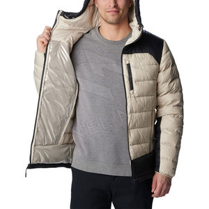 Veste matelassée à capuche imperméable et respirante pour homme, personnalisable en gros (OEM), avec poches, rembourrage 100 % polyester, décontractée, hiver - Product Image 5