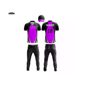 Logotipo del equipo personalizado y nombre camiseta de cricket impresión por sublimación ropa de cricket proveedores de Pakistán - Product Image 4