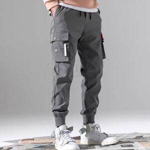 Pantalones Cargo de alta calidad, pantalones para hombre, pantalones de chándal holgados con cordón, bolsillo lateral recto, pantalones Cargo para hombre - Product Image 2