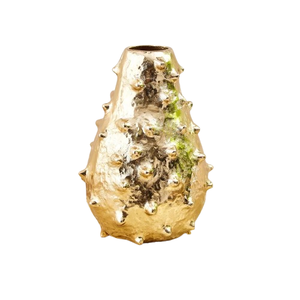 Recién llegado, jarrones de flores de tamaño mediano de Color dorado con el mejor diseño decorativo de alta calidad con los tamaños 23x16x16 Cm - Product Image 1