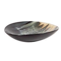 GOOD HANDMADE POLISHED BUFFALO HORN <b>BOWL</b> for KITCHENWARE <b>DEEP</b> NATURAL COLOR ECO-FRIENDLY MODERN - Product Image 2