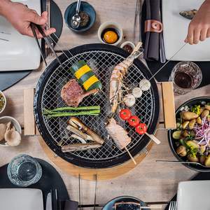 <span class=keywords><strong>Barbecue</strong></span> portable Auplex Mini, <span class=keywords><strong>barbecue</strong></span> coréen et japonais, grilles en céramique au charbon de bois Yakitori - Product Image 1
