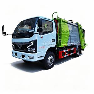 Camion poubelle compacteur Dongfeng Furika avec compacteur hydraulique automatique et réservoir d'eaux usées, télécommandé - Product Image 6