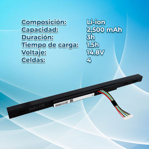 Batteria di Ricambio 14.8V 33Wh AL15A32 Compatibile con Acer Aspire E5/TravelMate Series, Accessorio Essenziale - Product Image 2