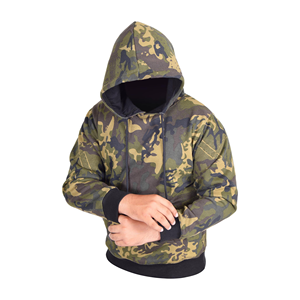 Unisexe Technics 100% coton personnalisé hommes hiver sweat à capuche zippé lavage à l'acide français éponge soleil délavé en détresse surdimensionné Applique - Product Image 6