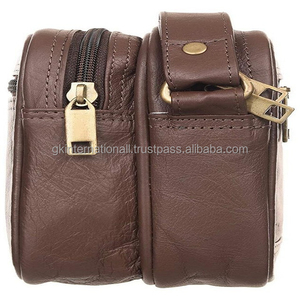 Vintage Leather Toiletry Bag for <b>Men</b> - Product Image 5