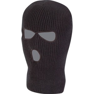 Pasamontañas de 3 orificios - Pasamontañas térmico negro para cubrir la cara, pasamontañas de camuflaje personalizado para cubrir toda la cara - Product Image 1