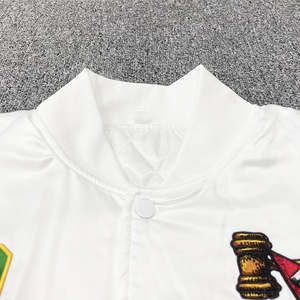 Veste bomber en satin pour hommes et femmes, baseball, ligue sportive, maçonnique, OES, Phoenix Suns, Boston Red Sox, vintage, mode, premium - Product Image 4