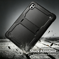Housse de protection antichoc en double matériau avec support, plusieurs couleurs, vente en gros, étui pour tablette Celero Tab 5G