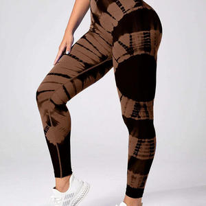 New Tie Dye Seamless Peach Hip Yoga Pants High Waist <b>Legging</b> Workout Scrunch <b>Butt</b> <b>Lifting</b> Sports Gym Tights Woman <b>Leggings</b> - Product Image 6