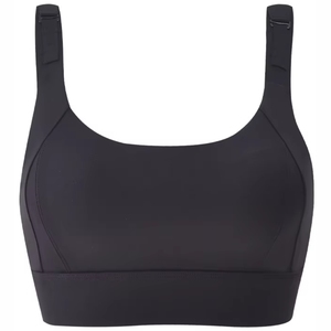 เสื้อชั้นในกีฬาคุณภาพสูงสำหรับผู้หญิงไซส์ใหญ่ แบบ U-Neck  ผ้ายืด/ไนลอน  รองรับทรงได้ดี สายปรับได้ ติดตะขอหลัง เหมาะสำหรับออกกำลังกาย โยคะ และกิจกรรมกลางแจ้ง - Product Image 3