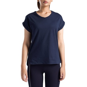 Camisetas de algodón informales de mujer personalizadas, camisetas de moda con estilo, proveedores de moda, fabricantes de ropa al por mayor - Product Image 1