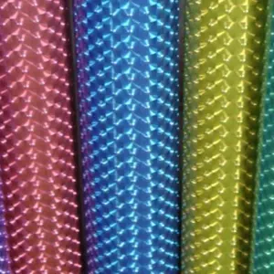 สติกเกอร์ตกแต่งสีเมทัลลิกโฮโลแกรม PET แบบมีกาวในตัว ฉลากห่อของขวัญแบบสะท้อนแสงเงา สำหรับงานเคลือบและงานฝีมือ จำนวนมาก - Product Image 2