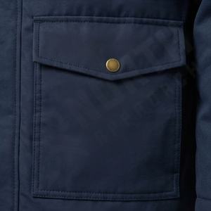 Veste parka d'hiver chaude pour hommes, grande taille, nouveau design, mode, manteau thermique personnalisé, lourd, isolé, coupe-vent, vêtements d'extérieur - Product Image 5