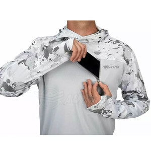 Sweat à capuche de pêche pour homme, bloc de couleur personnalisé, sweats à capuche sublimés élégants en tissu polyester 2025 - Product Image 5