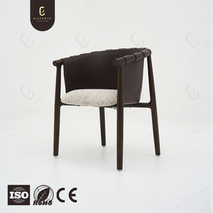 Silla de comedor de alta calidad personalizada OEM, muebles elegantes de lujo para el hogar, sillas de comedor modernas europeas de cuero de microfibra negro de lujo - Product Image 6