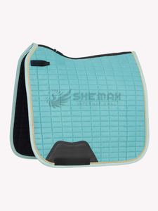 High quality English <b>saddle</b> pad wholesale soft inner fleece lining durable outer material breathable lightweight equestrian - Product Image 4