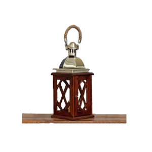 Hot Selling 2025 Decorative <b>Vintage</b> Wooden & Metal Hanging <b>Lantern</b> for Events Parities & Wedding Decorations <b>Lantern</b> - Product Image 1