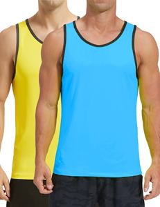 Unisex Custom Logo Tank <b>Tops</b> Plus Size Fitness Clothing with Hood for Sport Gym Workout Quick Dry Bodybuilding Polyester Adults - Product Image 2