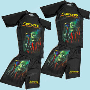 กางเกงขาสั้นกระชับกล้ามเนื้อยืดได้4ทิศทางสำหรับเด็กและผู้ใหญ่สำหรับ MMA แบบพรีเมี่ยม - Product Image 5