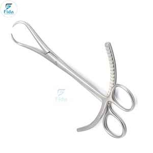 คีมจับกระดูกสแตนเลสแบบกำหนดเอง พร้อมตัวล็อคแบบวงแหวน ด้ามจับแบบใช้มือ เครื่องมือผ่าตัดทางการแพทย์ - Product Image 1