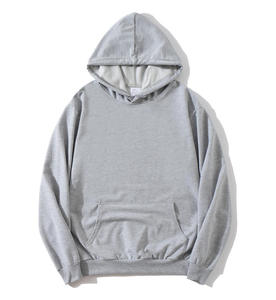 เสื้อฮู้ดดี้ผ้าฟลีซคอตตอน 100% คุณภาพสูง เป็นมิตรกับสิ่งแวดล้อม ทรงโอเวอร์ไซส์ กันยับ สีพื้น รับสกรีนลาย พิมพ์โลโก้ ปักโลโก้ สำหรับผู้ชาย - Product Image 2