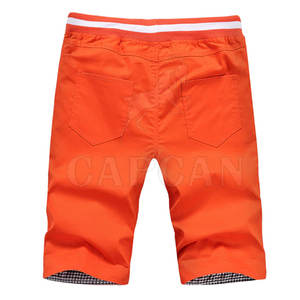 Pantalones cortos de trabajo sueltos de diseño personalizado ligeros para hombre, transpirables, de Color liso, para correr - Product Image 2