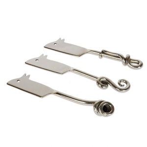 Esparcidor de queso anudado doble, mango brillante hecho a mano con diseño de ratón, juego de esparcidor de queso de estilo occidental - Product Image 1