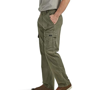 Pantalones cargo ligeros de lona de secado rápido transpirables y cómodos para adultos, hechos en Pakistán, cintura media baja MOQ - Product Image 1
