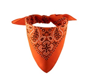 Customized 100% Cotton Plain Fashion Seamless <b>Scarf</b> Bandana Square Adult's Dot and Letter Pattern for Spring Season - Product Image 1