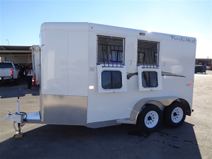 Quality Float Triple Wall Aluminum 2026 Trails West Adventure MX II 2H, Two Horse Livestock <b>Trailers</b> Available in Bulk Buy Now - Product Image 5