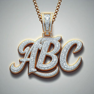 Star Dust Hip Hop Style Iced Bling Lab Grown Diamond Pendant Moda Sterling Silver Diamond Charm Jewelry para hombres y mujeres - Product Image 1