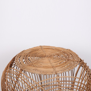 Table basse en osier rotin ronde tissée à la main petites tables de chevet meubles de maison de Thanh Cong - Product Image 6
