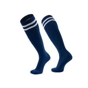 New Latest Style <b>Knee</b> <b>Length</b> Nylon/Spandex Stripes Soccer SportS <b>Socks</b> Custom Own Your Logo Breathable Men Athletic Casual Wear - Product Image 2
