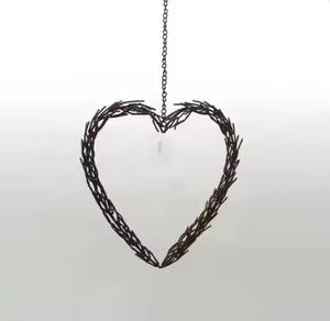 เครื่องประดับตกแต่งคริสต์มาสรูปหัวใจแขวนตกแต่งสูงสำหรับตกแต่งต้นไม้ - Product Image 1