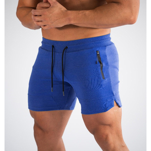 Pantalones cortos de malla de poliéster de doble capa para hombre con estampado de transferencia por sublimación y logotipo personalizado informal con bolsillos - Product Image 2