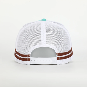 Gorra de béisbol estilo camionero de Vietnam, de 6 paneles, estructurada, con parche tejido, malla, ajustable, hebilla metálica, logotipo personalizado, gorras - Product Image 5