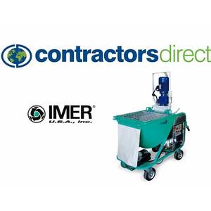 Pulvérisateur électrique monophasé Imer Koine 35 pour mortier et plâtre 220V, machine de pulvérisation de chantier avec nouveaux composants moteur - Product Image 3