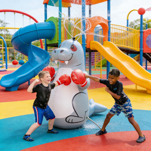 Lion Marino Inflable Gigante con Rociador <span class=keywords><strong>de</strong></span> Agua, Juguete Acuático <span class=keywords><strong>para</strong></span> Jardín con Guantes <span class=keywords><strong>de</strong></span> <span class=keywords><strong>Boxeo</strong></span> y Acción <span class=keywords><strong>de</strong></span> Rociado <span class=keywords><strong>de</strong></span> 360° <span class=keywords><strong>para</strong></span> Niños Mayores <span class=keywords><strong>de</strong></span> 5 Años - Product Image 3