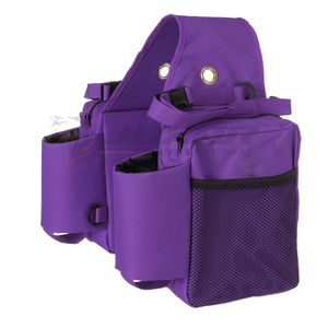 Bolsa de sillín de cuero artesanal para caballos con opción de logotipo personalizado vendida a precios mayoristas para negocios ecuestres - Product Image 4