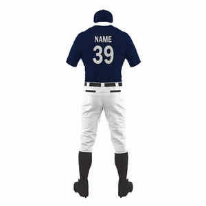 Nouveau Style personnalisé Polyester tissu fait Baseball Jersey et pantalon uniforme plaine coupe régulière et coutures de qualité supérieure - Product Image 6