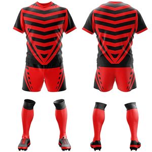 Uniforme de rugby professionnel maillot et short respirant léger à séchage rapide pour le jeu et la pratique - Product Image 5
