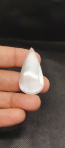 Piedra Preciosa Suelta de Selenita Blanca Natural de Alta Calidad, Cristal Curativo Metafísico de la India para la Fabricación de Joyas - Product Image 4