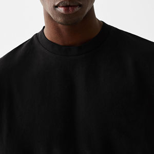 Boxy เสื้อยืดผู้ชายดีไซน์แนวสตรีทแวร์เสื้อยืดพิมพ์ลายกราฟิกทรงหลวมเสื้อยืดผ้าฝ้าย100% โอเวอร์ไซส์สำหรับผู้ชาย - Product Image 3