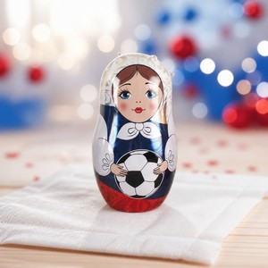 Scatola di latta d'imballaggio decorativa di forma speciale di <span class=keywords><strong>Matryoshka</strong></span> della caramella di Logo su ordinazione del Odm dell'oem - Product Image 1