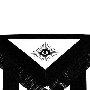 Ensemble de tablier funéraire d'ordre royal maçonnique passé grand maître artisanat brodé à la main-couture et couture pour les funérailles des membres - Product Image 4